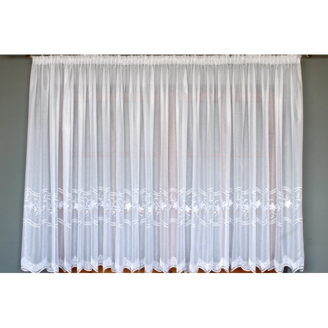 Firana gotowa już uszyta CEKIN - Krótka firana 350 x 140 cm.